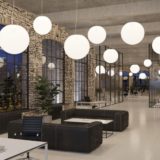 open space office night копия
